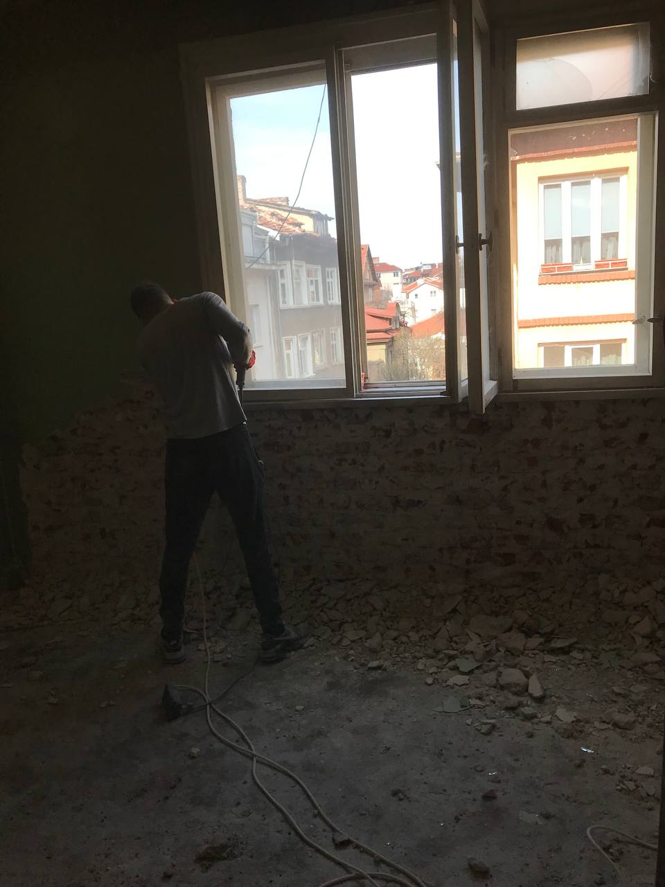 След ремонта - Къртене и извозване
