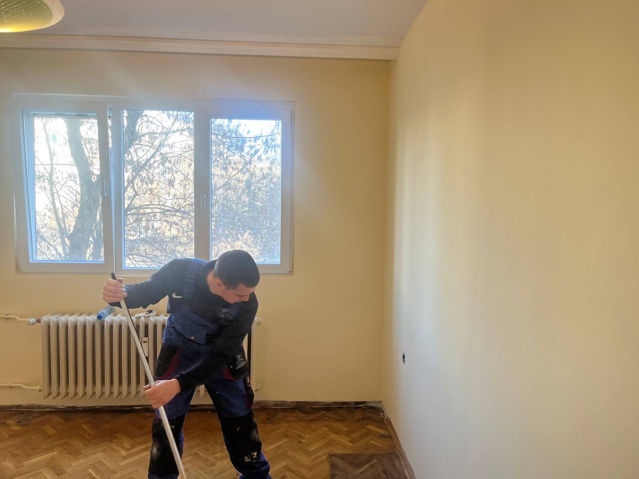 Преди ремонта - Шпакловка и латекс